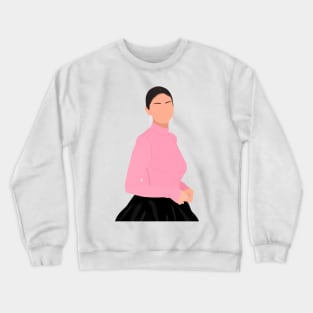 Sel in Pink Outfit Fan Art Crewneck Sweatshirt